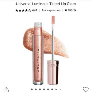 Anastasia Universal Luminous Tinted Lip Gloss — Amber Sparkle